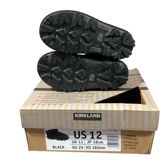 Kirkland Signature Girl’s Boot's Ankle Black Size 12 NIB - Picture 2 of 8